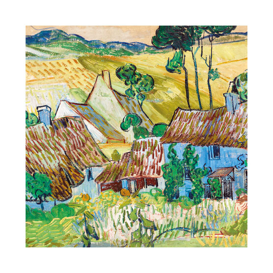 Vincent van Gogh Farms near Auvers greetings card